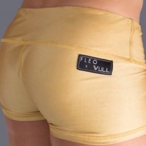 VGUC FLEO/Vull Sport Gold Shorts